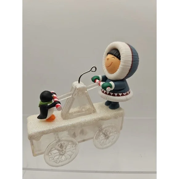 2021 Hallmark Frosty Friends Christmas Ornament/ HANDCAR HIGH JINKS‎ (421) - Picture 5 of 7